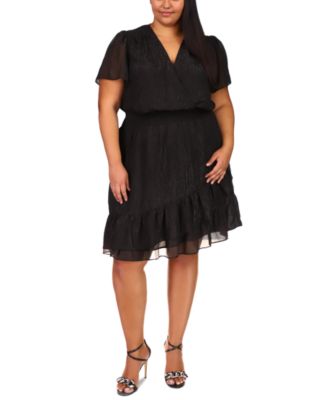 Michael Kors Plus Size Ruffled Faux-Wrap Dress \u0026 Reviews - Dresses - Plus  Sizes - Macy's